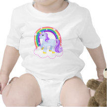 Leuke Magische Eenhoorn met Klantgerichte regenboo T Shirts