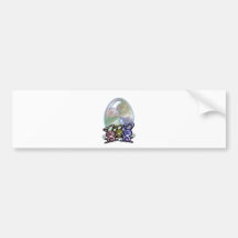 Leuke Paashazen en Eieren Bumpersticker