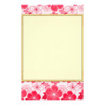 Leuke rode bloemenKantoorbehoeften briefpapier