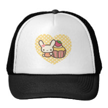 Leuke roze kawaii van de konijntjes cupcake aardbe mesh pet