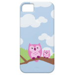 Leuke Roze Uilen - Mamma en de dag van het Baby iPhone 5 Cases