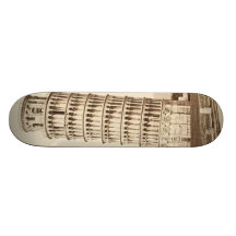 Leunende Toren van Pisa Skate Decks