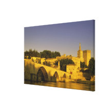 L'Europe, France, Provence, Avignon. St de Pont, Impressions Sur Toile