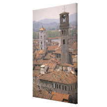 L'Europe, Italie, Toscane, Lucques, panorama de vi Toile Tendue Sur Châssis
