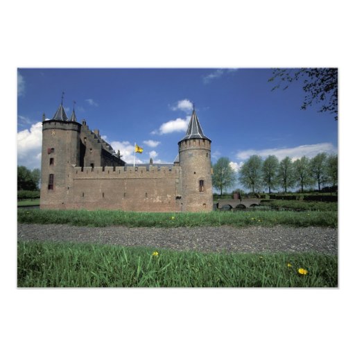 L'Europe, Pays-Bas, château de Muiden Muiden Photo Sur Toile