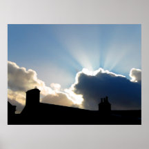 Lever de soleil 4 affiches