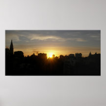 Lever de soleil affiches