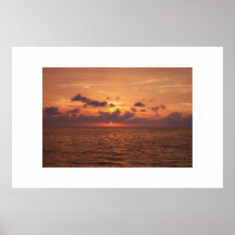 Lever de soleil de Belize Posters