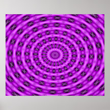 Lever de soleil de kaléidoscope posters