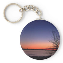 Lever de soleil de lac