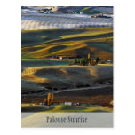 Lever de soleil de Palouse Carte Postale
