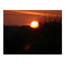 lever de soleil de Stratton-sur-le-Fosse Carte Postale