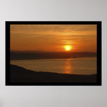 Lever de soleil d'île de San Juan Posters