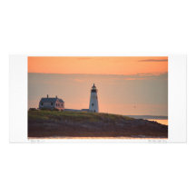 Lever de soleil en bois de lumière d'île photocarte customisée