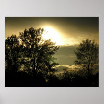 Lever de soleil merveilleux poster