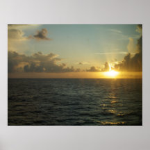 Lever de soleil affiche