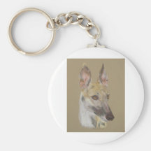 Lévrier 2 porte-clefs