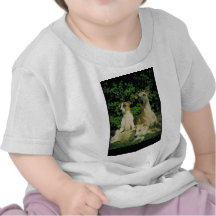 Lévrier et chiots t-shirt