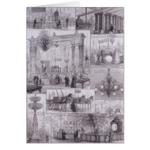 L'exposition électrique internationale cartes de vœux
