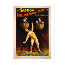 L'haltérophilie de vaudevilles de Sandow Trocadero Cartes Postales