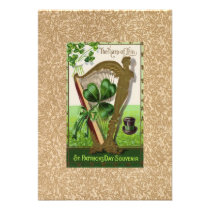 L'harpe du jour de Patrick de saint invitations