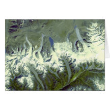 L'Himalaya de la NASA Bhutan Carte De Vœux