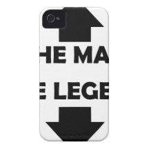 l'homme l'icône de légende étuis iPhone 4