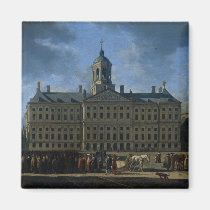 L'hôtel de ville sur le barrage, Amsterdam magnets