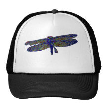 Libellule au néon casquette de camionneur