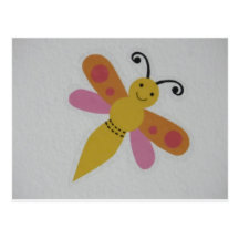 libellule carte postale