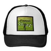 Libellule de paix casquette