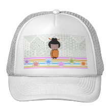 libellules de kokeshi casquettes