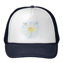 Libellules de marguerite casquettes