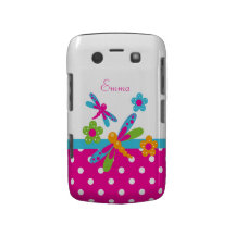 Libellules roses/Coque-Compagnon audacieux bleu de Coque Blackberry