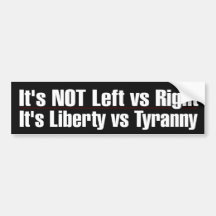 Liberté contre la tyrannie adhésifs pour voiture