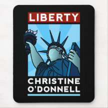 Liberté d'Américaine de Christine O'Donnell 2010 Tapis De Souris