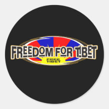 Liberté pour le Thibet Autocollants