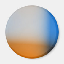 Licht onduidelijk beeld blauw en bruin ontwerp koelkast magneten