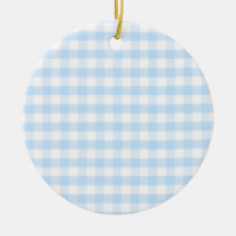 Lichtblauw gingangpatroon kerstboom ornament