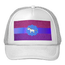 Licorne de scintillement casquettes