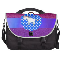 Licorne de scintillement sac ordinateur portable