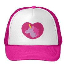 Licorne rose casquettes