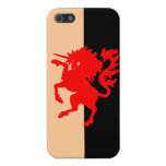 Licorne rouge iPhone 5 case
