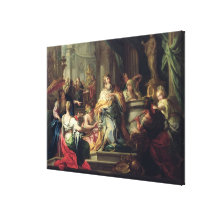 L'Idolisation de Solomon, c.1735 (huile sur la toi Toile Tendue