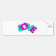 Liefde Bumpersticker