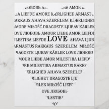LIEFDE FOLDER ONTWERP