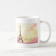 Liefde in Parijs Koffie Bekers