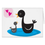 liefde u babyzwaan kaart