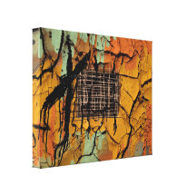 Lienzo Envuelto,abstract Impresiones En Lona