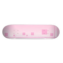 Lignes et carrés. Conception abstraite rose Plateaux De Skateboards